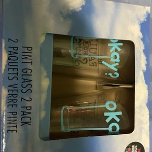 The Fault in our stars 2 pint glasses